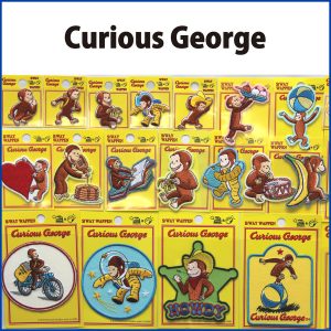 Curious George刺繍　おさるのジョージ刺繍